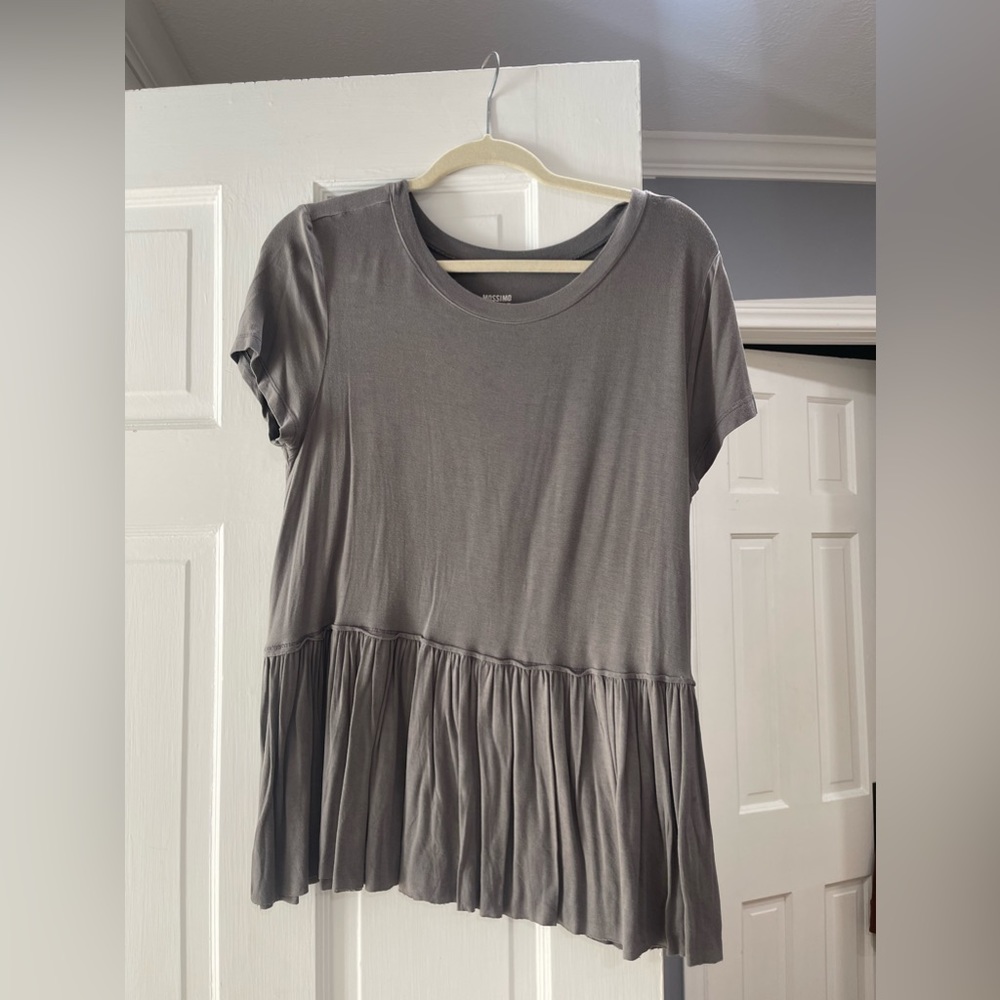 Grey Casual Top
